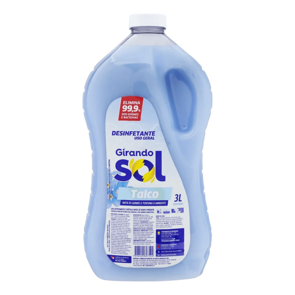 Desinfetante Girando Sol Talco 3l